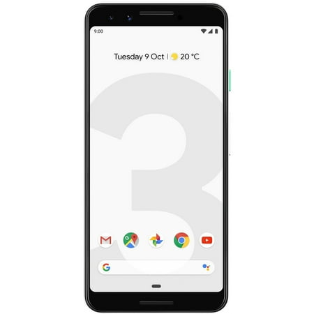 Restored Google Pixel 3 64GB Unlocked GSM & CDMA 4G LTE Android Phone w/ 12.2MP Rear & Dual 8MP Front Camera - Clearly White (Refurbished)
