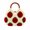 A002- B, variant on Crochet Floral Gift Bag for Women 11 Inch Square Handheld Vintage Woven Tote Elegant Present for Holiday Celebration Daily Use, 1 Pack