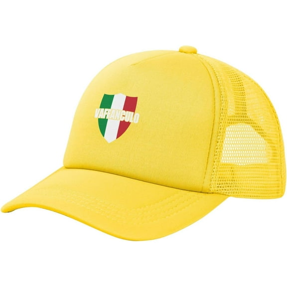 Vaffanculo Italian Hat Mesh Trucker Hat Funny Baseball Cap Men Women