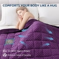 thumbnail image 3 of L'AGRATY Weighted Blanket for Adult - 60"x80" 20lbs Minky Dots Heavy Blanket with Glass Beads Soft Breathable for All-Season Summer Fall Winter Thick Comfort for Sleeping, 3 of 5