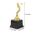 thumbnail image 2 of Plastic Trophy Award Trophy Shape Golden 1Pack, 2 of 6