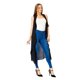 thumbnail image 2 of Chaleco Largo Negro Ligero Mujer Moda Casual Formal 330557 negro G Incógnita 330557, 2 of 6