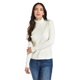 thumbnail image 1 of Suéter Acanalado Cuello Tortuga Roman Fashion Juvenil Beige 3526, 1 of 5