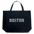 thumbnail image 1 of LA Pop Art Large Word Art Tote Bag - BOSTON NEIGHBORHOODS, 1 of 2