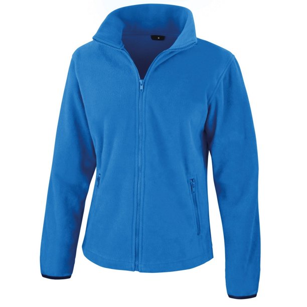 Result - Chaquetilla polar modelo Core entallada para mujer (Azul eléctrico)