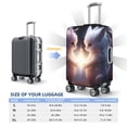 thumbnail image 3 of Cauagu Fox Couple Print Travel Luggage Cover,Travel Dust-proof Suitcase Cover Softside Suitcase Protector for 18-32inch,Not Included Suitcase, 3 of 8