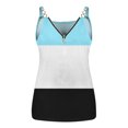 thumbnail image 5 of Idoravan Tank Tops for Women Clearance Fashion Women Summer Sleeveless V-Neck Pullover Print Casual Blouse Tops, 5 of 5