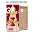 thumbnail image 3 of YouTheFan NCAA Iowa State Cyclones 2' x 4' Cornhole Game, 3 of 6