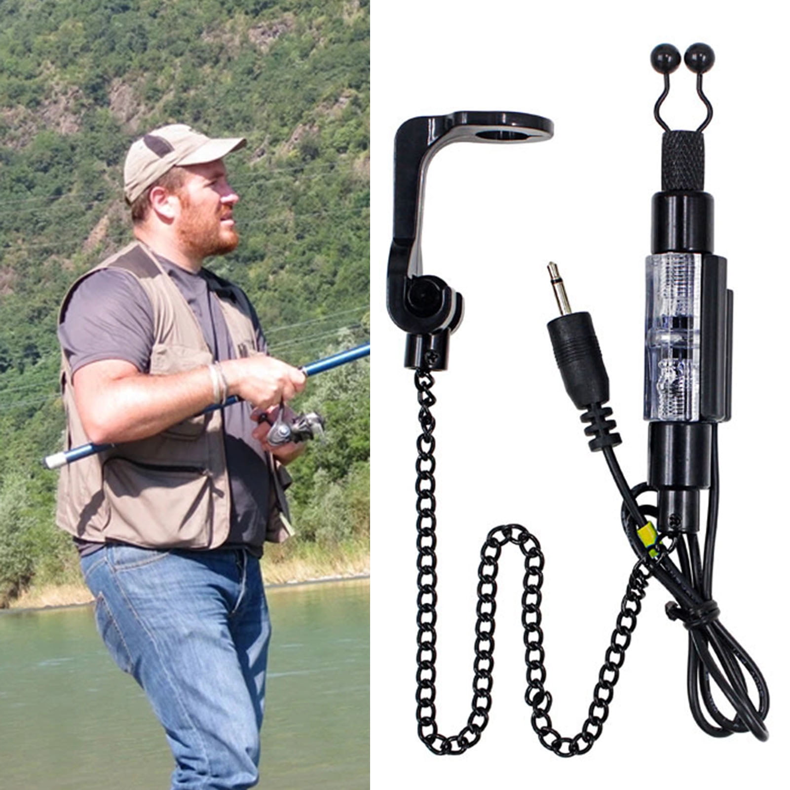 Indicator Fishing Bite Alarm Hanger Portable Accessories Carp Durable. 