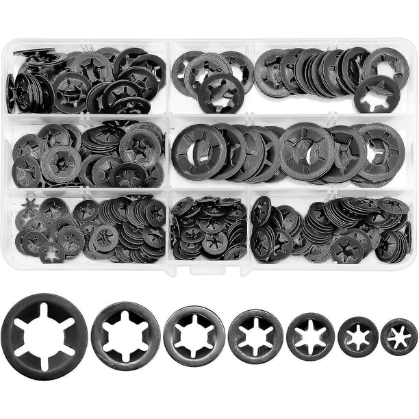 Kit De Arandelas De Metal 140Pcs 5/16 Pulgadas 8mm Kits De Ojales