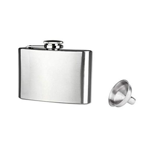 

ROBOT-GXG Mini Portable Hip Flask 4 5 6 7 8 9 10 18 oz Stainless Steel Hip Liquor Alcohol Bottle Flask with Cap Funnel