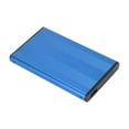 thumbnail image 4 of HDD Enclosure, USB2.0 Transmission Support Hot Swap USB2.0 Hard Drive Case Aluminum Alloy 2.5in  For Vista For OS X For  Blue, 4 of 8