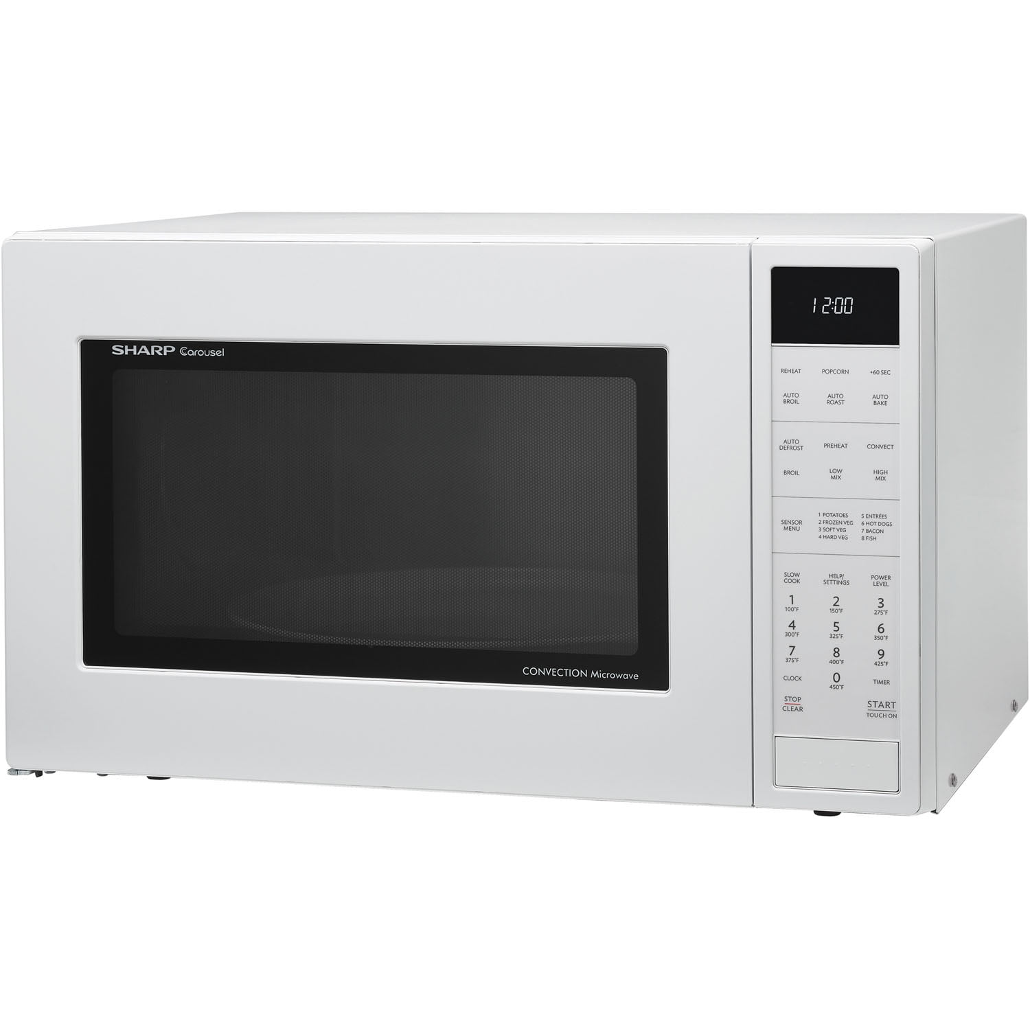 sharp grill to convection microwave