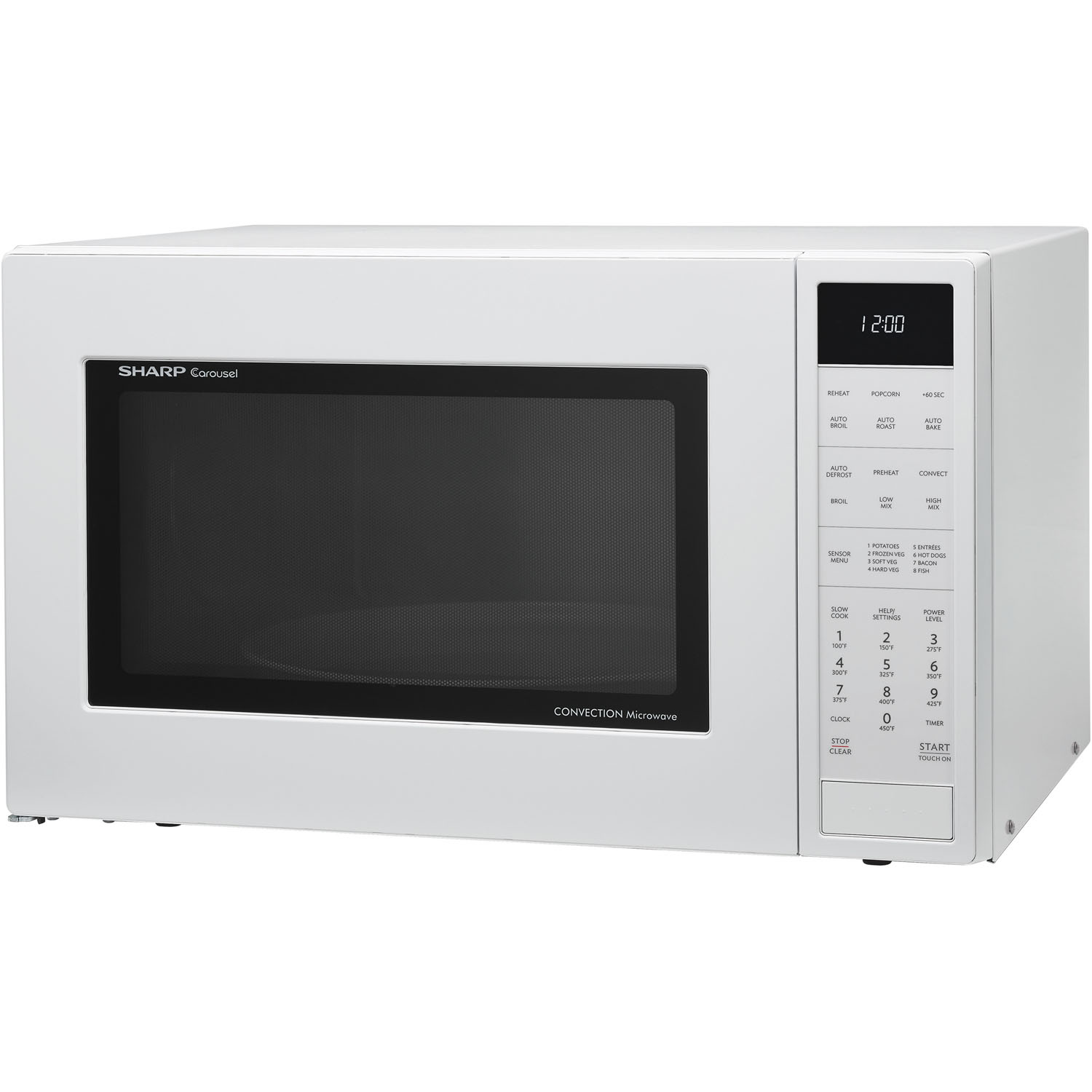 Sharp 1.5 Cu. Ft. 900W Convection Microwave Oven, White - image 3 of 6