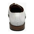 thumbnail image 7 of Stacy Adams Tristano Modified Bike Toe Oxford Shoes White 25694-100, 7 of 7