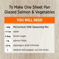 thumbnail image 5 of McCormick Glazed Salmon & Vegetables One Sheet Pan Seasoning Mix, 1.12 oz Packet, 5 of 14