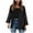 Black, variant on AKOEE Long Sleeve Linen Cardigans for Women Lightweight Casual Solid Color Opent Front Cardigan with Pockets (XL, Light Blue)