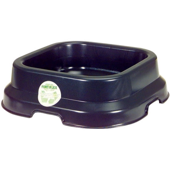 FORTEX-FORTIFLEX SBP-10 Salt Block Pan Polyethylene/Rubber Black
