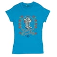 thumbnail image 5 of Outlaw Country Cowgirl Boots And Roses T-Shirt Western Rodeo Floral Cowgirl Hat Vintage Southern Rustic Women's Tee, 5 of 7