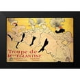 thumbnail image 2 of de Toulouse-Lautrec, Henri 14x11 Black Modern Framed Museum Art Print Titled - La Troupe de Mademoiselle Eglantine, 2 of 5