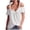 White^NM5, variant on QGJZVUNL Womens Cold Shouler Going Out Tops Flowy Sleeve Tank Top Summer Outfits Casual V Neck T Shirts Size L