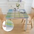 thumbnail image 2 of BANET Tablecloth, Table Cloth Rectangle , Outdoor Waterproof Tablecloths, Checkered Table Cover for Party Holiday Kitchen Dining Room Decoration white, 2 of 7