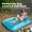 Blue, variant on Inflatable Tanning Pool Lounger Float, 71" X 48" Pool Floats Adult with Pillow, 4 in 1 Suntan Tub Raft Floatie, Sunbathing Bed Lounge for Water Blow Up Ball Pit Party Gifts, L