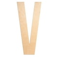 thumbnail image 2 of 18 In. Letter F, Unfinished Market Monogram Wood Letter. For your DIY Decor such as Door Hanger, Wall Decor, Alphabet for Birthday, Wedding (F), 2 of 29