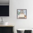 thumbnail image 2 of Stupell Industries Unwind and Refresh Bath Sink Gray Framed Floater Canvas Wall Art, design by Cat Thurman Designs, 2 of 9