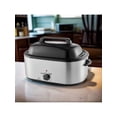 thumbnail image 1 of Electric Roaster Oven, 26 QT Turkey Roaster Oven With Self-Basting Lid, 1450W Roaster Oven With Defrost & Warm Function, Adjustable Temperature, Removable Pan & Rack, Fits Turkeys Up To 30LBS, 1 of 10