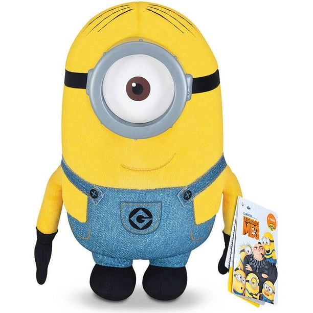 Despicable Me 3 Deluxe Talking Huggable Minion Stuart Plush Walmart