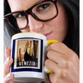 thumbnail image 2 of 3drose, Framed Venice Italy Poster, 15oz Two-tone Yellow Mug, 2 of 6