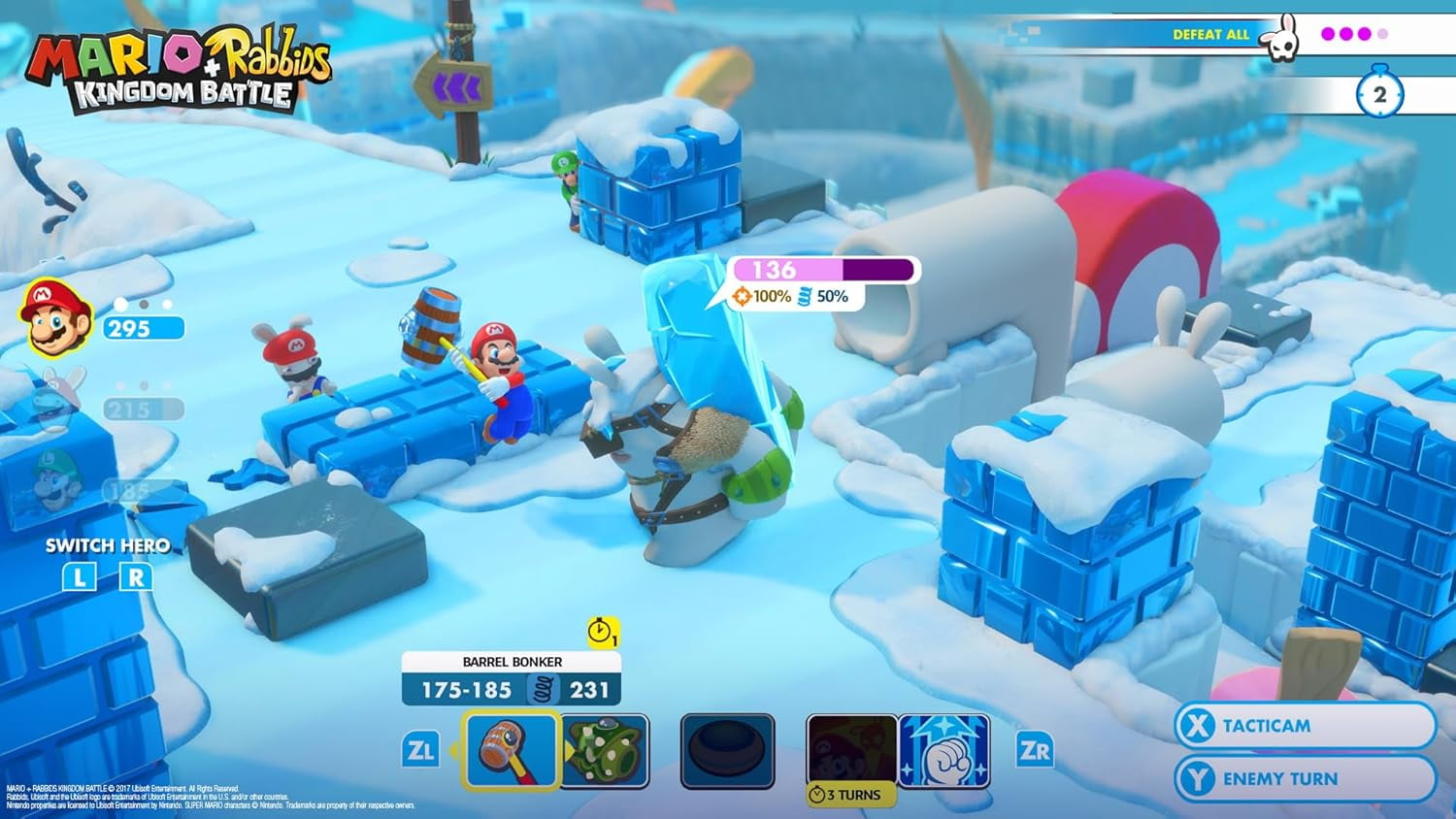 Mario + Rabbids Nintendo Switch 2 Game Bundle - Sparks of Hope Kingdom Battle Exclusive (Code in a Box)