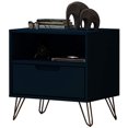 thumbnail image 4 of Manhattan Comfort Rockefeller 1.0 Modern Nightstand Table, Tatiana Midnight Blue, 4 of 5