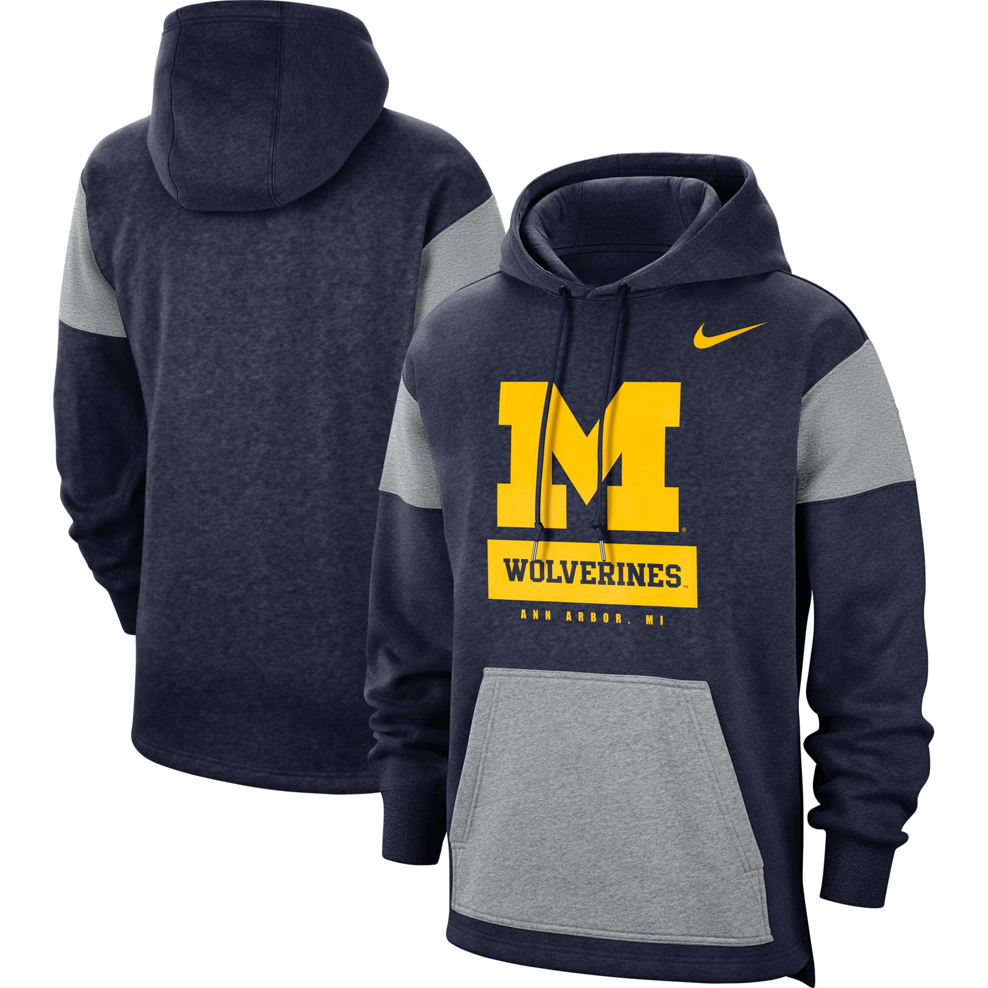 michigan nike pullover
