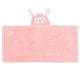 thumbnail image 5 of Toalla de baño infantil con capucha y dibujos animados, forro polar coral, color rosa, 5 of 5