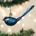 thumbnail image 2 of Old World Christmas Fairy Ornament, Wren Blue, 2 of 4