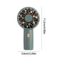 thumbnail image 3 of Ventilador portátil de mano - Recargable por USB, 3 velocidades, potente mini ventilador para viajes y exteriores - rosa, blanco o verde, 3 of 6