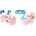 thumbnail image 6 of Playworld Set of 6 Scary Baby Mini Dolls with Cradle, High Chair, walker, Bathtub, Swing, and Baby Seat Scare Your Friends!, 6 of 7