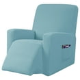thumbnail image 1 of Subrtex Recliner Chair Cover Stretch Recliner Slipcover Lazy Boy Covers For Furniture Protector Rocker Sofa Cover With Side Pocket (Recliner Steel Blue), 1 of 5