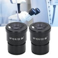 thumbnail image 1 of Pièce d'Oculaire de Microscope, Pièce d'Oculaire Biologique 10x2 Pcs pour Recherche d'Observation, 1 of 7