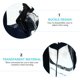 thumbnail image 2 of Bolsa de maquillaje transparente 1pc Cosmetics Bolsa Organizador Viaje Bolsa de almacenamiento al aire libre, 2 of 5