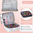 thumbnail image 3 of Funda organizadora de esmaltes de uñas FCQQYWZ con capacidad para más de 42 botellas, 3 of 7