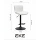 thumbnail image 2 of Banco Giratorio con Respaldo EKE Life Home Desayunador Barra Moderno Blanco, 2 of 4