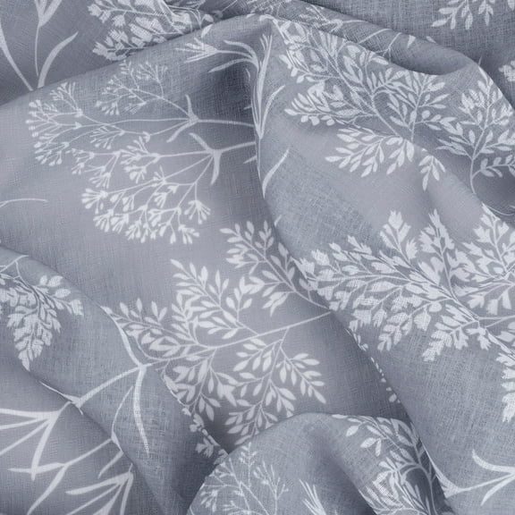 Wild Meadows Pinch Pleat w/Back Tabs Pair 100x84 Grey