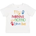 thumbnail image 3 of Inktastic My Nonna and Nonno Love Me Grandchild Boys or Girls Toddler T-Shirt, 3 of 5