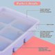 thumbnail image 2 of Silicone Ice Mold - 3-Pack, 18 Large Cubes, Flexible and Stackable, 2 of 5