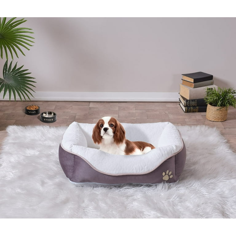 PETLAVISH™ XL Orthopedic Memory Foam Dog/Cat Bed - Soft Calming