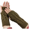 thumbnail image 2 of Women's Winter Knitted Stretch Keep Warm Riding Gloves with Mobile Phone, 2 of 4