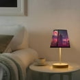 thumbnail image 6 of Cat Moon City Desk Lamp LED Table Nightstand Lamps with 3 Color Temperatures for Home Bedroom Living Room Decor 6x11, 6 of 8